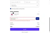 NEWORDER20 coupon verification screenshot