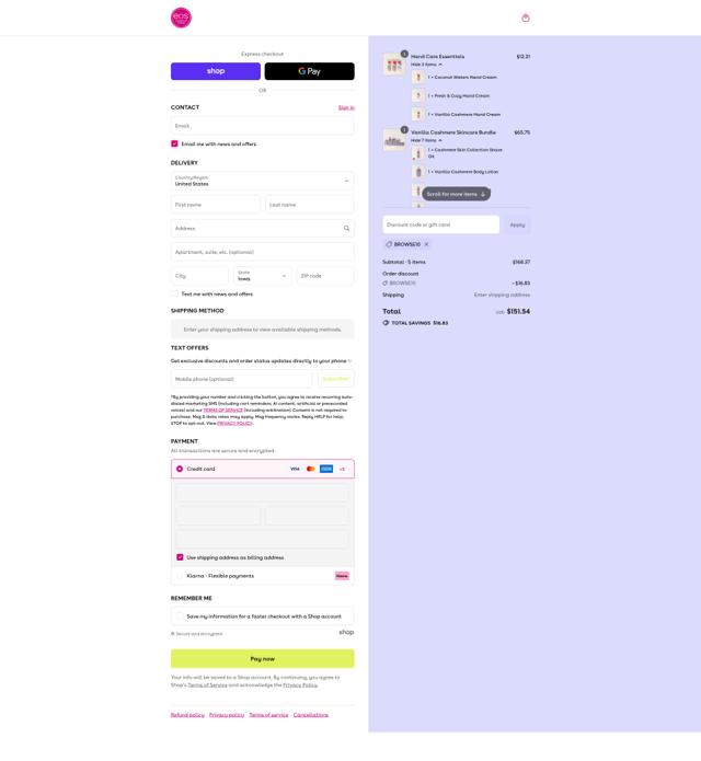 EOS checkout page showing EOS promo code box | Screenshot taken by SimplyCodes community member on Sep 12, 2025