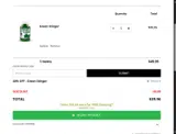 STINGER20 coupon verification screenshot