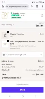 DANIJELAPERIC coupon verification screenshot