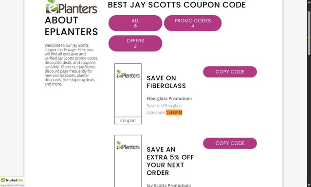 ePlanters checkout page showing ePlanters promo code box | Screenshot taken by SimplyCodes community member on Aug 4, 2025