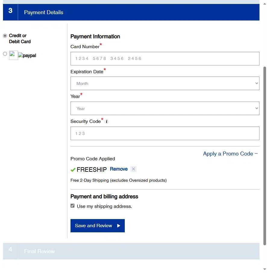 Epson checkout page showing Epson coupon code box | Screenshot taken by SimplyCodes community member on May 14, 2025