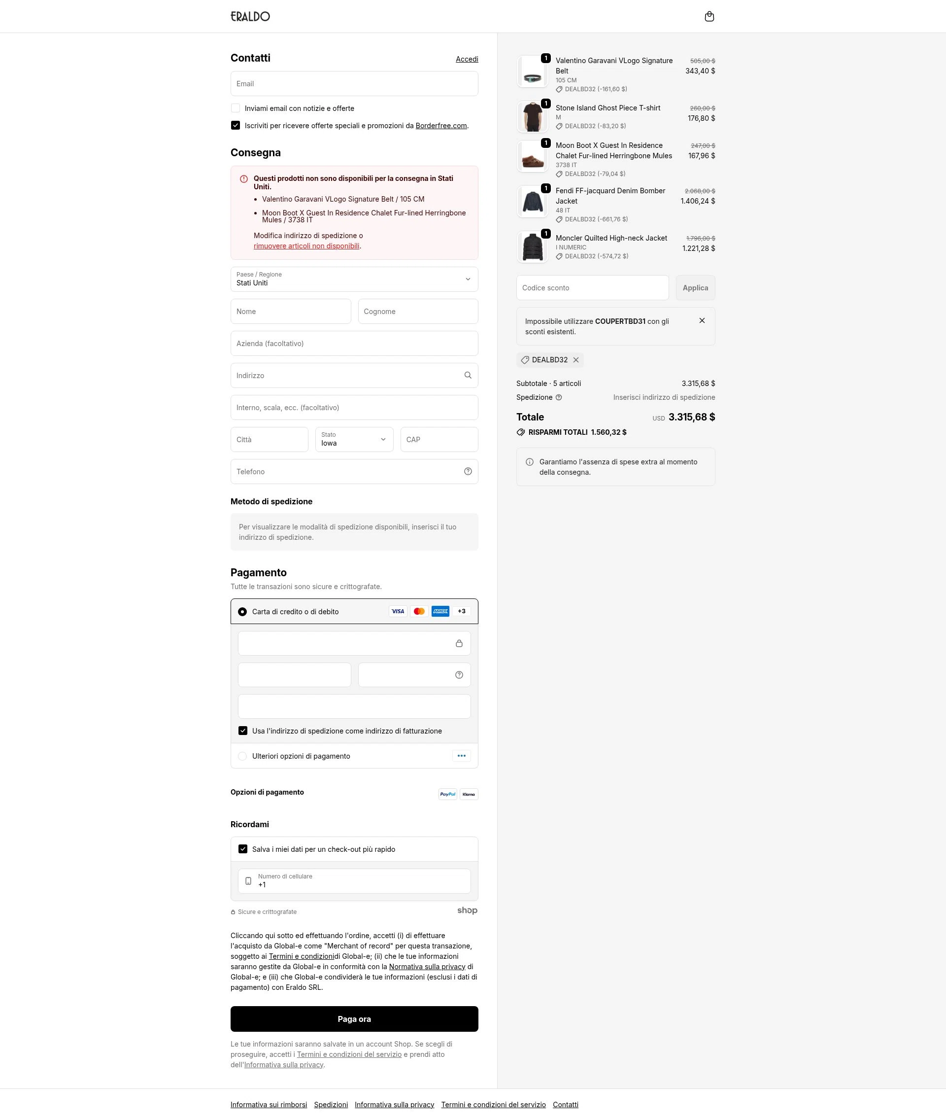Eraldo checkout page showing Eraldo promo code box | Screenshot taken by SimplyCodes community member on Jan 5, 2026