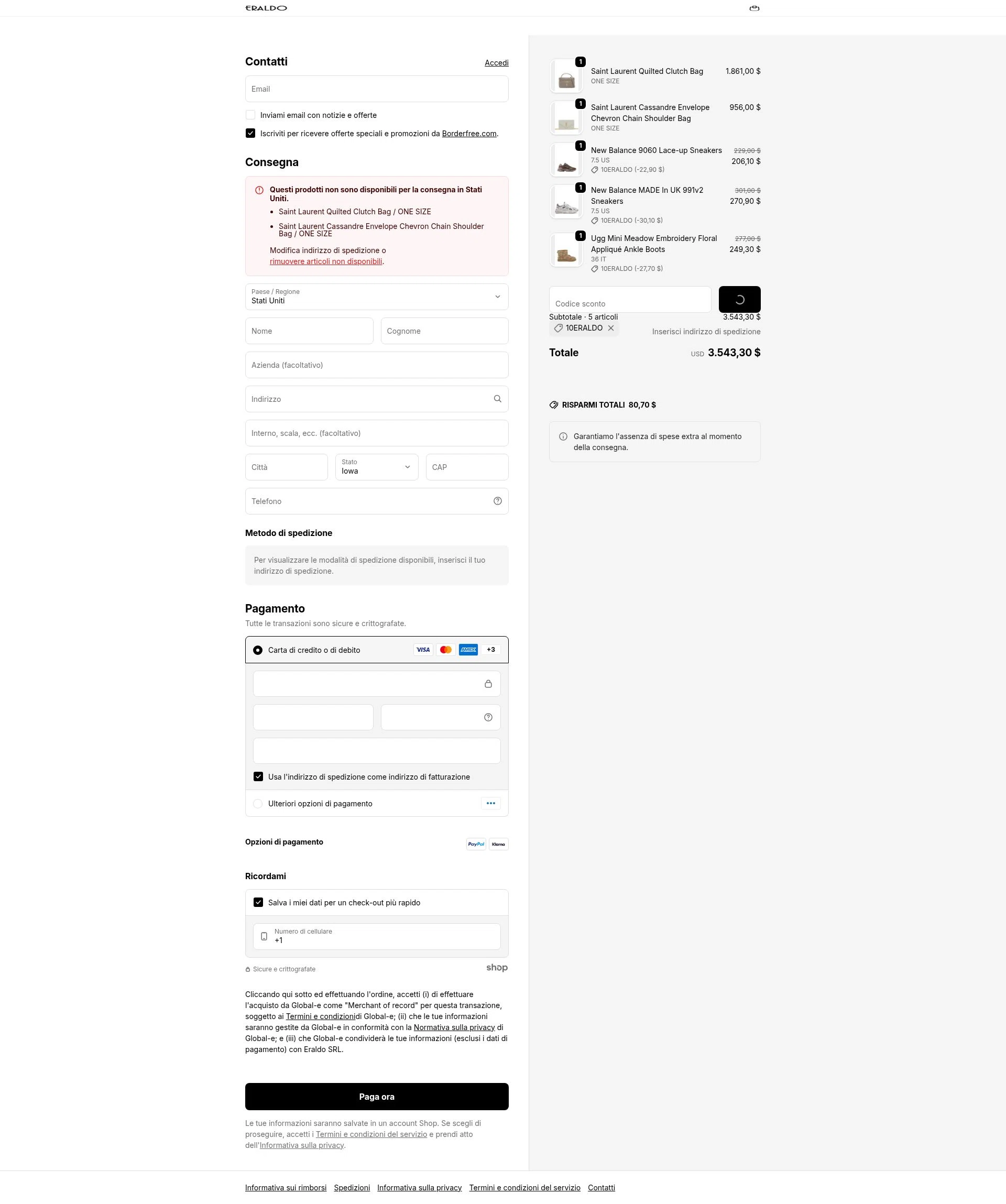 Eraldo checkout page showing Eraldo promo code box | Screenshot taken by SimplyCodes community member on Jan 29, 2026