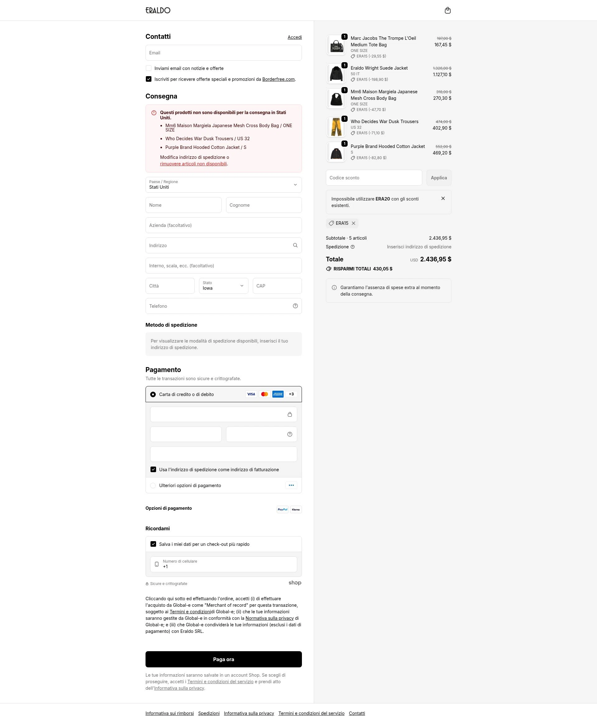 Eraldo checkout page showing Eraldo promo code box | Screenshot taken by SimplyCodes community member on Jan 25, 2026