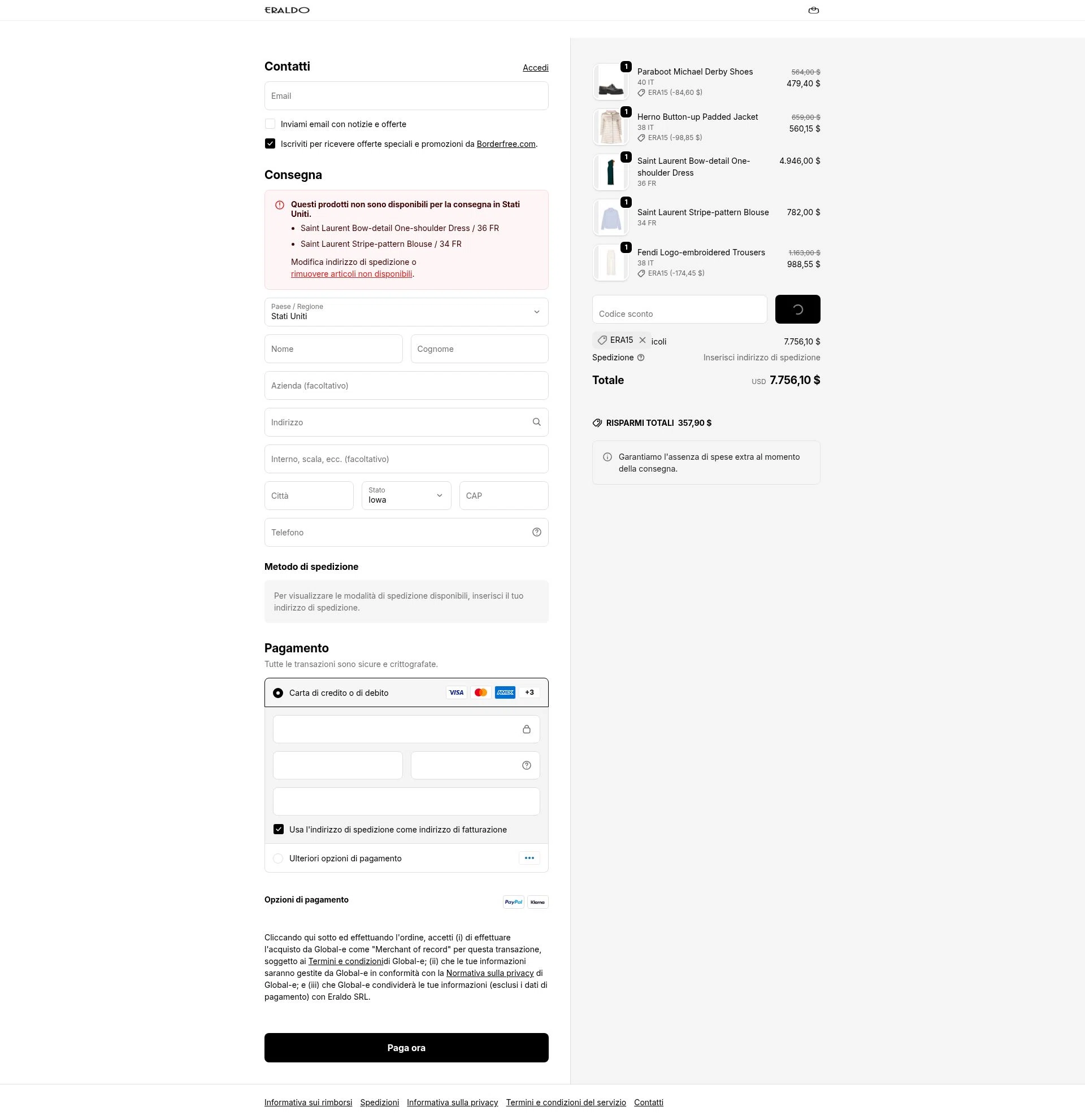 Eraldo checkout page showing Eraldo promo code box | Screenshot taken by SimplyCodes community member on Feb 25, 2026