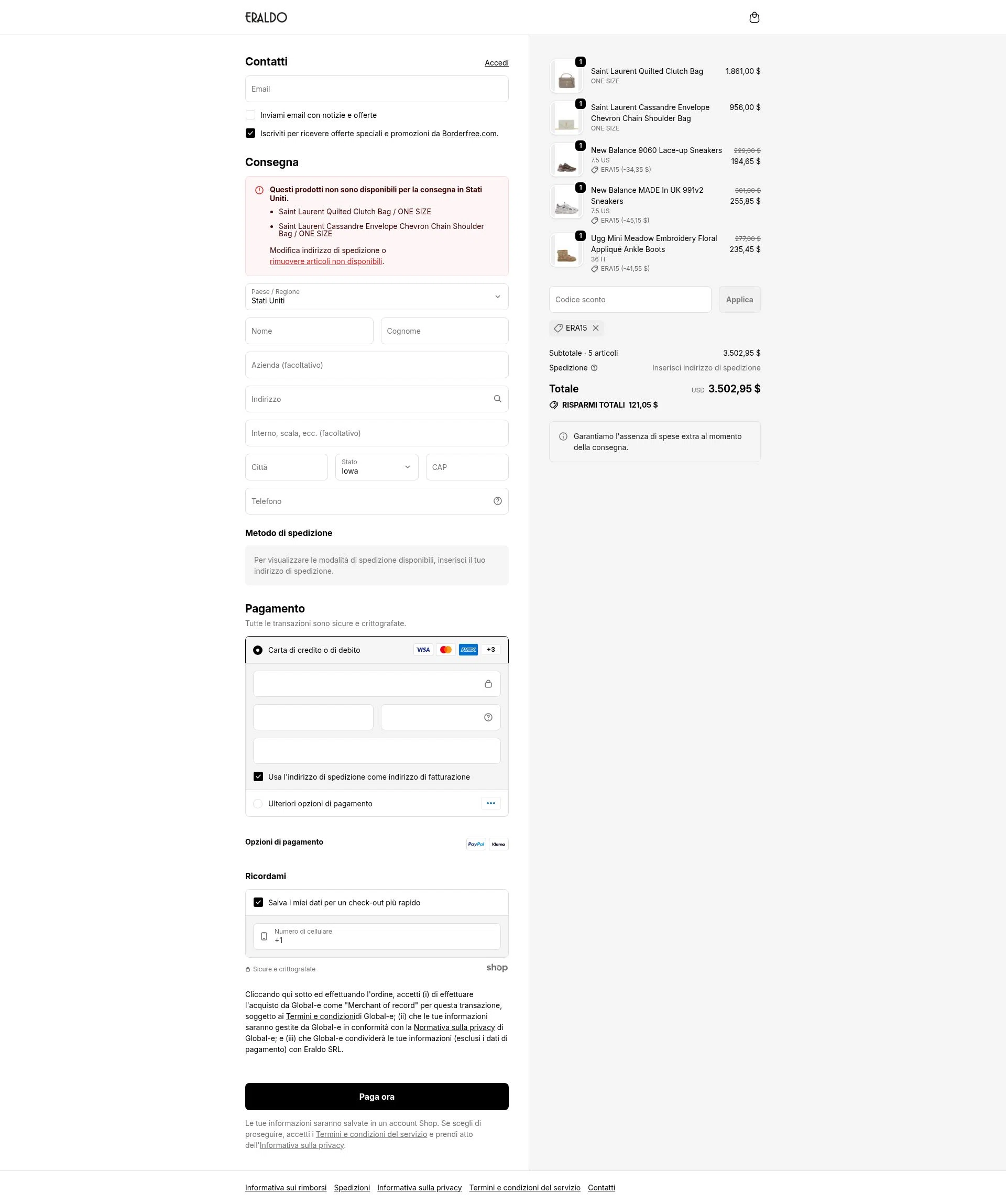 Eraldo checkout page showing Eraldo promo code box | Screenshot taken by SimplyCodes community member on Jan 29, 2026