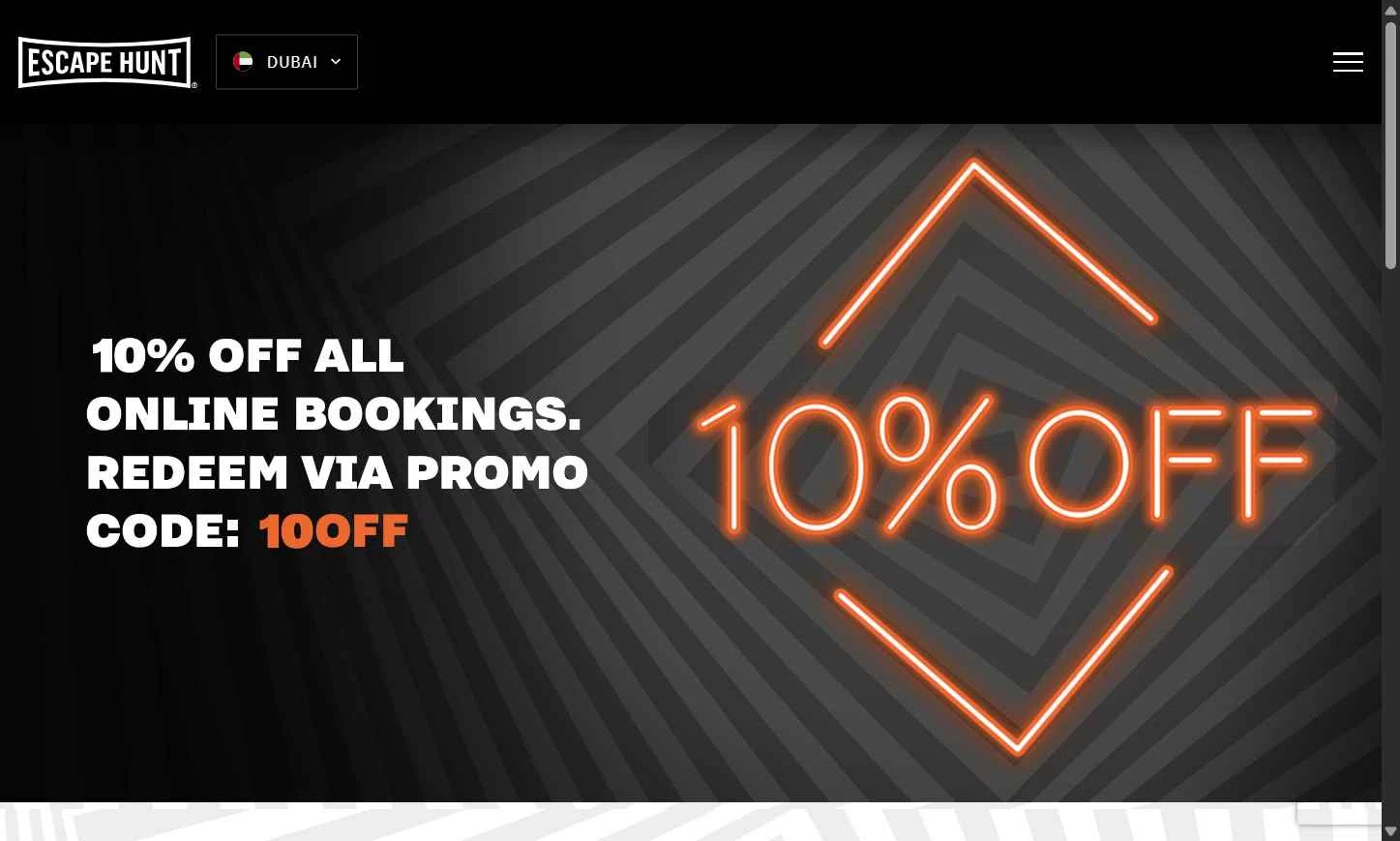 Escape Hunt checkout page showing Escape Hunt discount code box | Screenshot taken by SimplyCodes community member on Feb 8, 2026