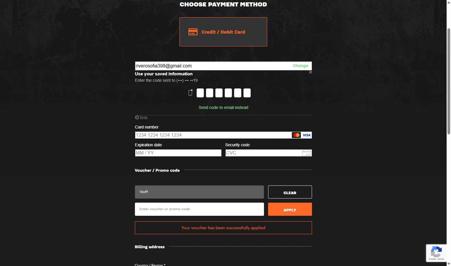 Escape Hunt checkout page showing Escape Hunt discount code box | Screenshot taken by SimplyCodes community member on Jul 24, 2025