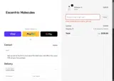 Escentric Molecules US coupon verification screenshot
