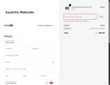 Escentric Molecules US coupon verification screenshot
