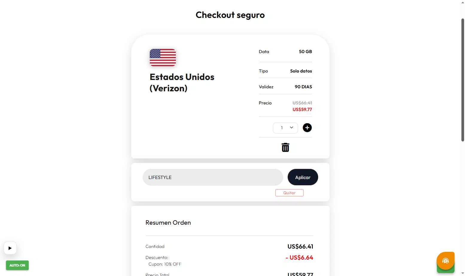 eSIM4Travel checkout page showing eSIM4Travel promo code box | Screenshot taken by SimplyCodes community member on Jan 29, 2026