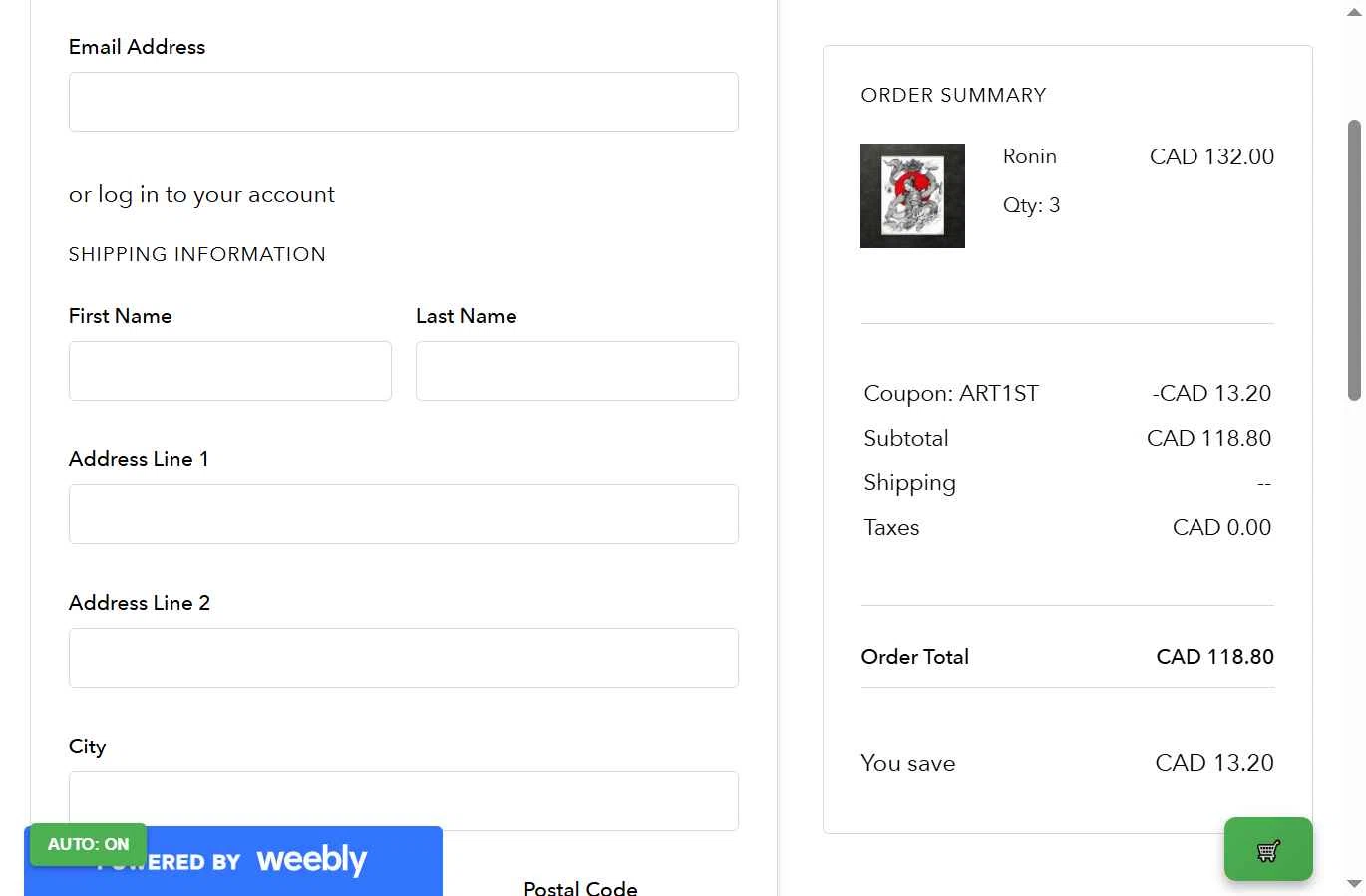 Essential Bees checkout page showing Essential Bees promo code box | Screenshot taken by SimplyCodes community member on Oct 16, 2025