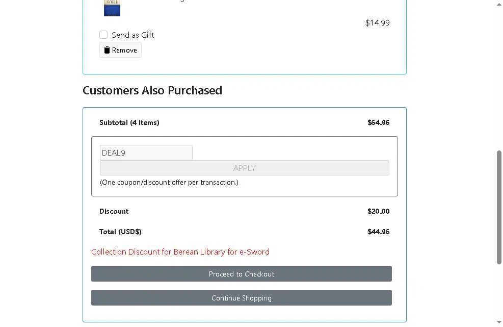 eStudySource.com checkout page showing eStudySource.com coupon code box | Screenshot taken by SimplyCodes community member on Jan 19, 2026