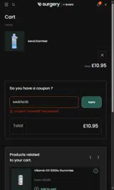 MAREND15 coupon verification screenshot