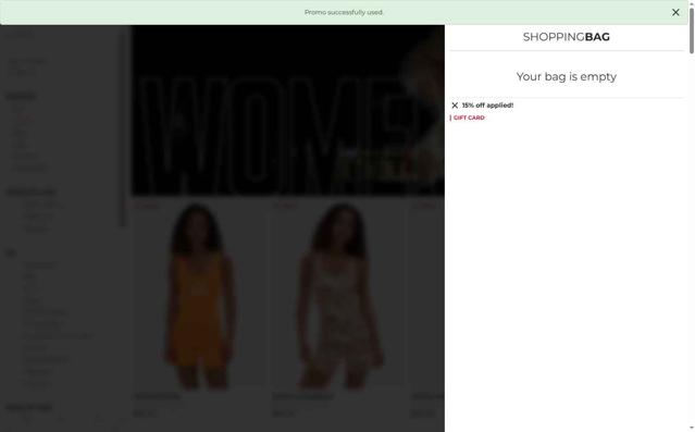 Ethika checkout page showing Ethika discount code box | Screenshot taken by SimplyCodes community member on Sep 6, 2025