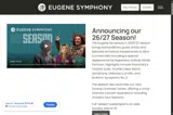 Eugene Symphony coupon verification screenshot
