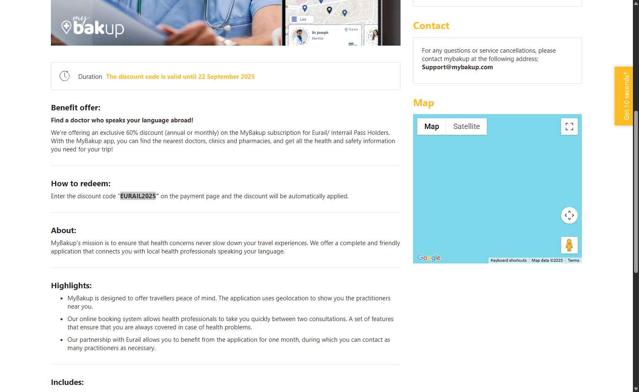 Eurail checkout page showing Eurail discount code box | Screenshot taken by SimplyCodes community member on Sep 10, 2025