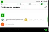 Europcar coupon verification screenshot