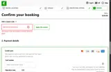 Europcar coupon verification screenshot