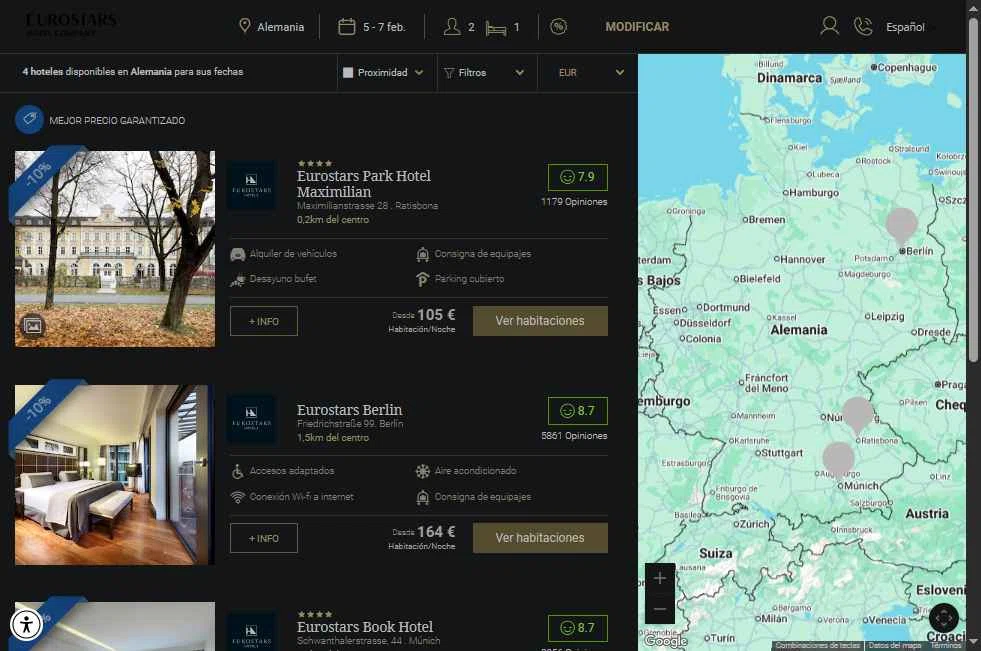 Eurostars Hotels checkout page showing Eurostars Hotels promo code box | Screenshot taken by SimplyCodes community member on Feb 3, 2026