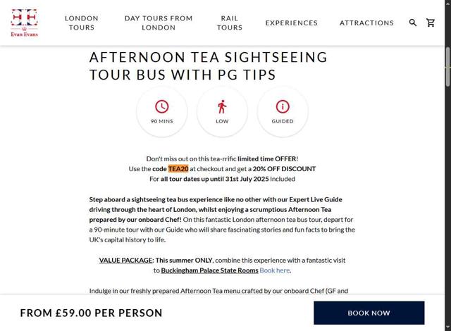 Evan Evans Tours checkout page showing Evan Evans Tours promo code box | Screenshot taken by SimplyCodes community member on Jul 28, 2025