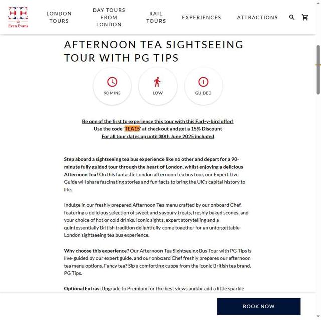 Evan Evans Tours checkout page showing Evan Evans Tours promo code box | Screenshot taken by SimplyCodes community member on May 16, 2025