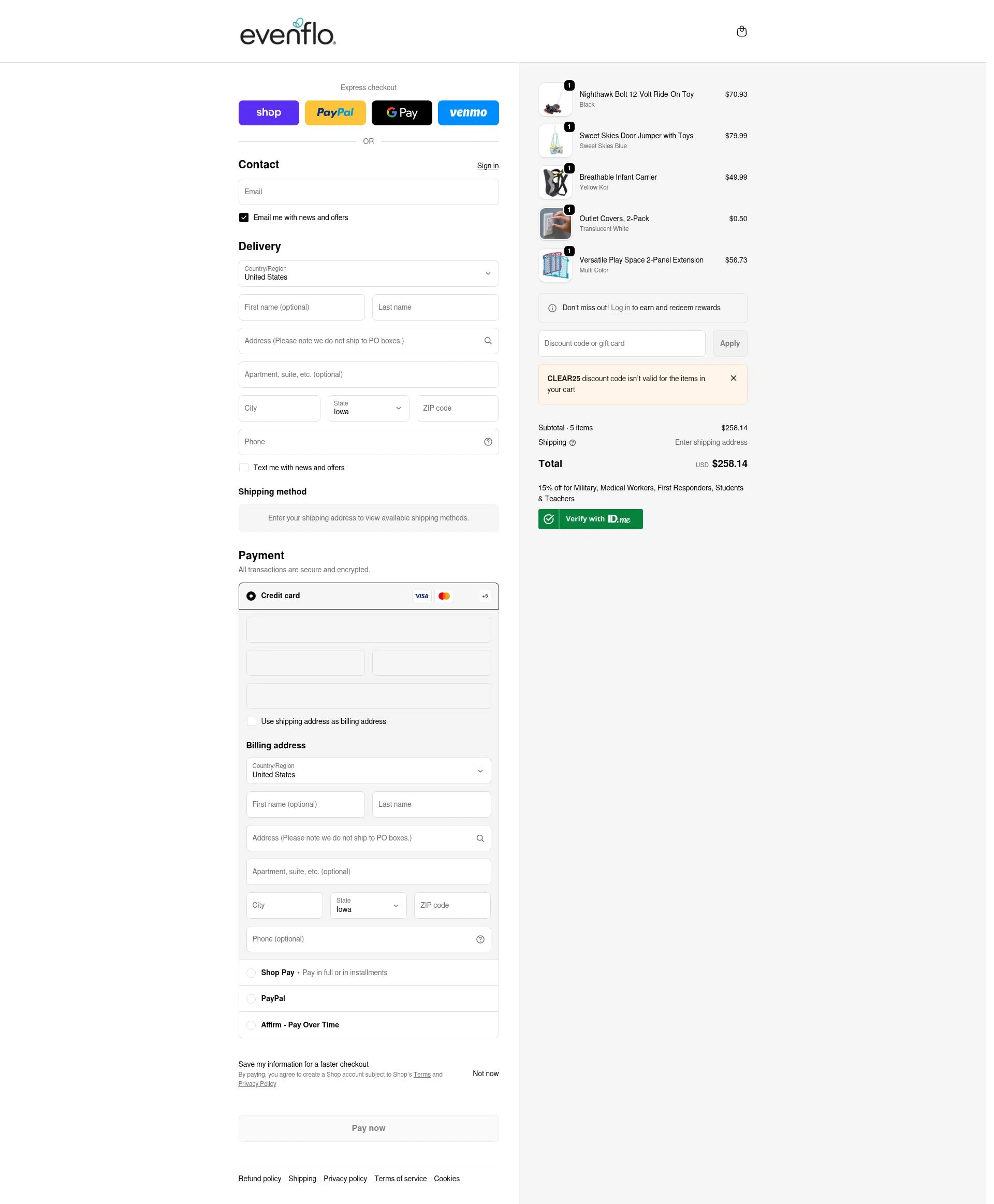 Evenflo Promo Codes - $25 Off (6 Verified) Jun 2026