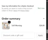 6CTM5GV6 coupon verification screenshot