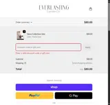ENDOFYEAR20 coupon verification screenshot
