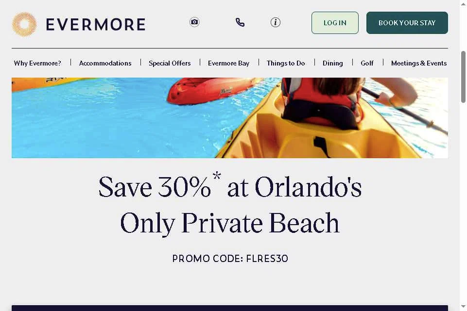 Evermore Orlando Resort checkout page showing Evermore Orlando Resort promo code box | Screenshot taken by SimplyCodes community member on Nov 4, 2025