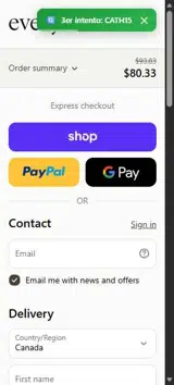 Everydae Health coupon verification screenshot