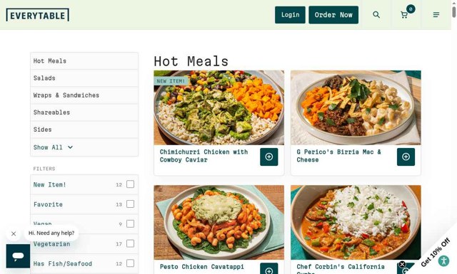 Everytable checkout page showing Everytable promo code box | Screenshot taken by SimplyCodes community member on Aug 7, 2025