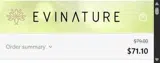 Evinature coupon verification screenshot
