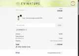 Evinature coupon verification screenshot