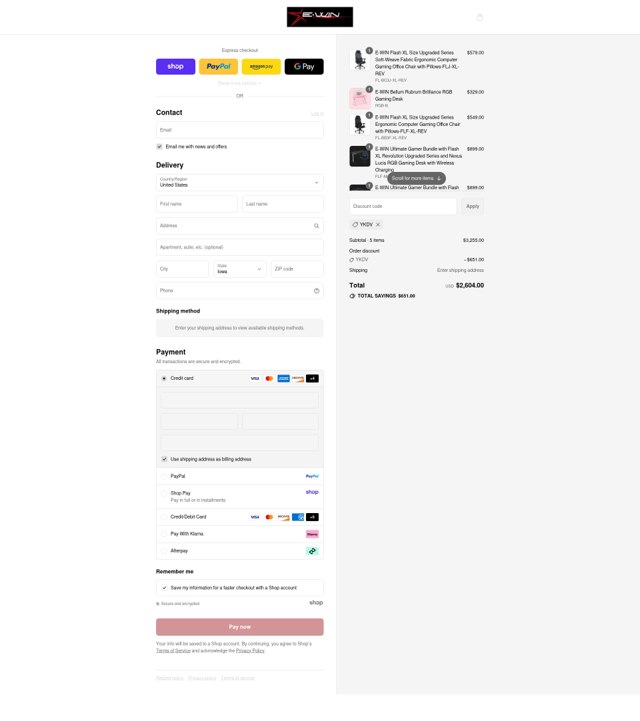 Ewin Racing checkout page showing Ewin Racing promo code box | Screenshot taken by SimplyCodes community member on Sep 3, 2025