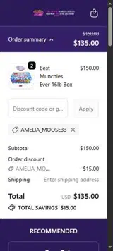 Exotic Blvd coupon verification screenshot