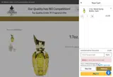 Exotic Fragrances coupon verification screenshot