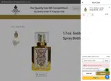 Exotic Fragrances coupon verification screenshot