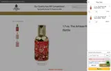 Exotic Fragrances coupon verification screenshot