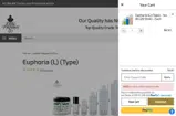 Exotic Fragrances coupon verification screenshot