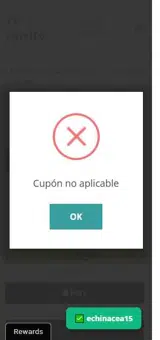 echinacea15 coupon verification screenshot