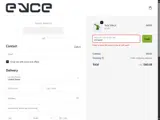 Eyce coupon verification screenshot