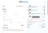 FIRSTORDER coupon verification screenshot