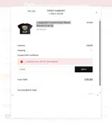 ATG20 coupon verification screenshot