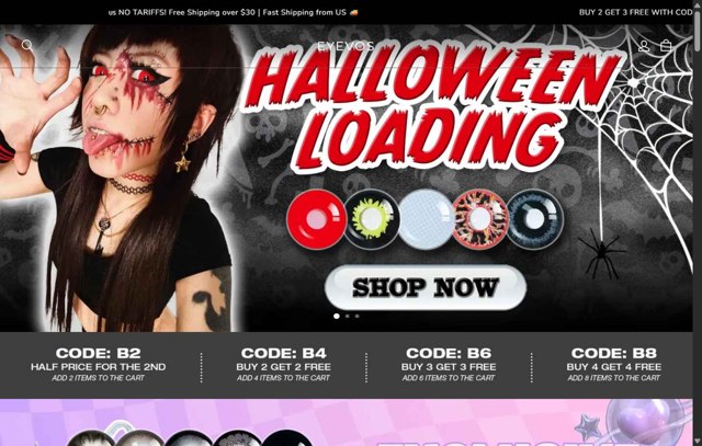 EYEVOS checkout page showing EYEVOS discount code box | Screenshot taken by SimplyCodes community member on Aug 24, 2025