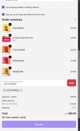 LXZ-91YWVDQ coupon verification screenshot