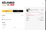 EZ Lift Bed coupon verification screenshot