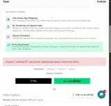 ezPeps coupon verification screenshot