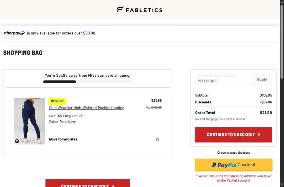 Fabletics Promo Codes - 70% Off (3 Verified) Dec 2025